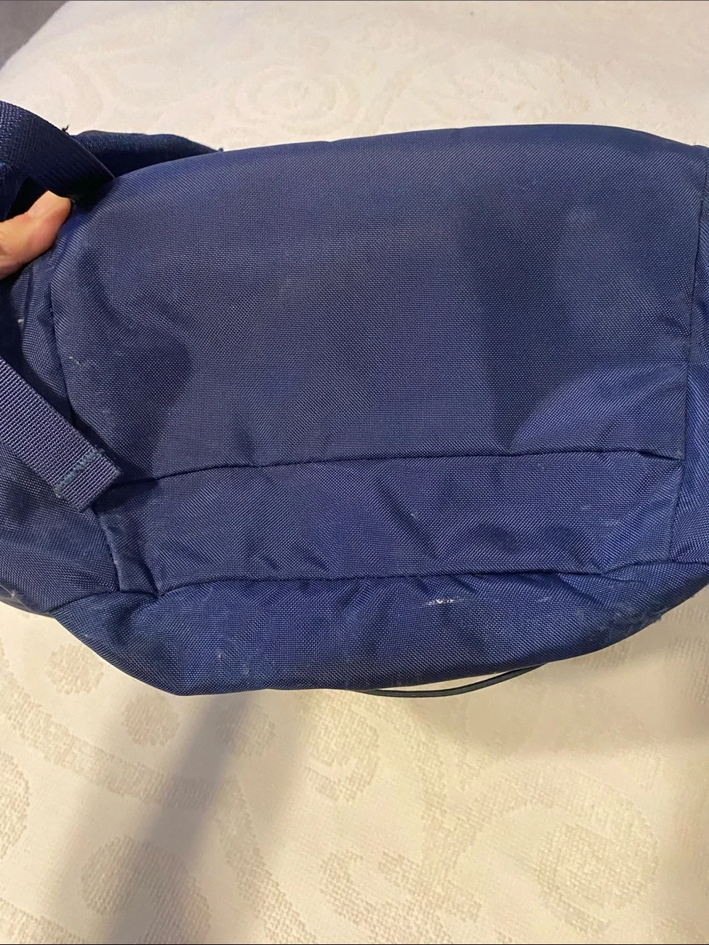 Patagonia Deep Blue Bungee Front Daypack, looks new inside,  see pictures